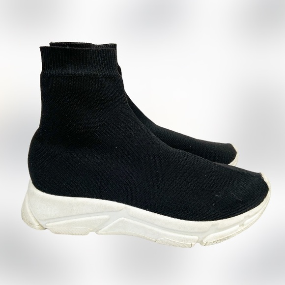 Steve Madden Bitten High Top Sneakers, Black Size 8.5 - Picture 6 of 10